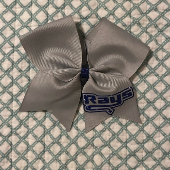 Rays Cheer Hairbow - Picture 1 of 2